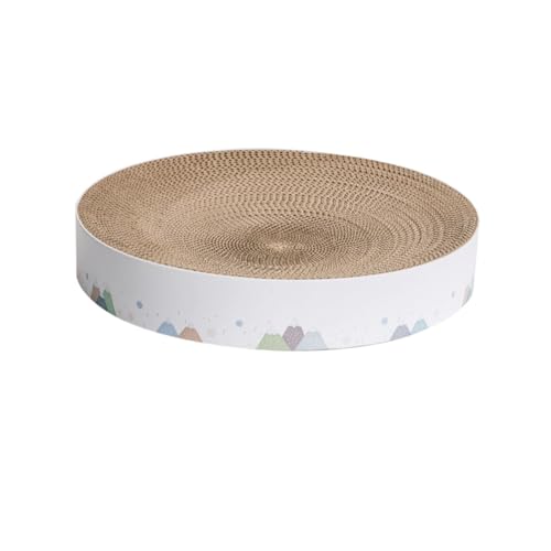 WEKADRIN Kratzbrett Katze S Sunken Bowl Design Langlebiges Wellpappe Kratzspielzeug Schütz Möbel Pflegt Katzenkrallen Kreatives Katzen Schlafnest für Kleine Katzen von WEKADRIN