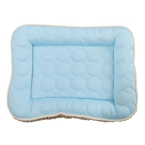 WEKADRIN Kühlende Haustiermatte aus Ice Silk Faltbares Hundebett und Katzenkissen Schnell Kühlende Liegefläche Kratzfest Hautfreundlich für Drinnen und Draußen für Welpen und Katzen von WEKADRIN