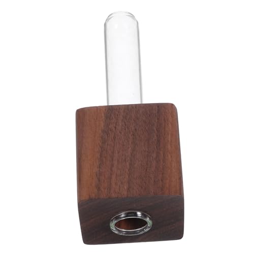WEKADRIN Magnetische Vase Locker Mini Pflanzer Testrohr -pflanzermagnet Hölzernerröhrchen Magnet Pflanzer Büro -mini -pflanzer Office Magnet Pflanzer Süßes Testrohrpflanzer Holz Coffee von WEKADRIN