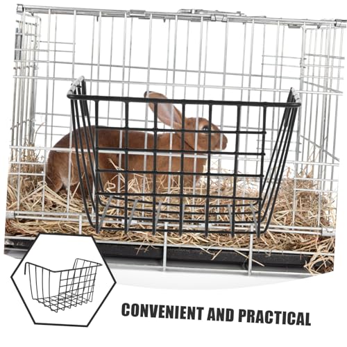 WEKADRIN Metall Futterspender für Kaninchen und Meerschweinchen Verschleißfestes Heurack mit Wandhalterung Hängender Futterhalter für Käfig und Freigehege Platzsparend und Robust WEKADRIN Metall Futterspender für Kaninchen und Meerschweinchen Verschleißfestes Heurack mit Wandhalterung Hängender Futterhalter für Käfig und Freigehege Platzsparend und Robust von WEKADRIN