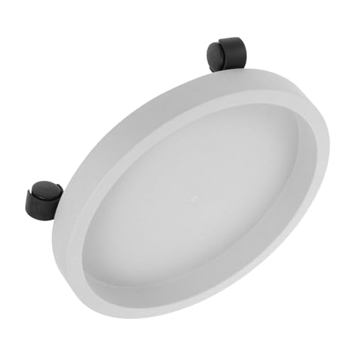 WEKADRIN Palettenrollen Beweglicher Blumentopfständer Feuchtigkeitsschale Rollender Pflanzgefäßboden Tropfschale Aus Kunststoff Mobiler Blumentopfsockel Serviertablett Chassis Pp Light Grey von WEKADRIN