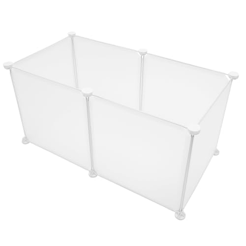 WEKADRIN Pet Isolation Fence DIY Kleintier Gehege aus Kratzfestem Resin Mattweiß Sicherer Hamster Kaninchenzaun für Innen und Außen als Haustier Freilaufgehege WEKADRIN Pet Isolation Fence DIY Kleintier Gehege aus Kratzfestem Resin Mattweiß Sicherer Hamster Kaninchenzaun für Innen und Außen als Haustier Freilaufgehege von WEKADRIN