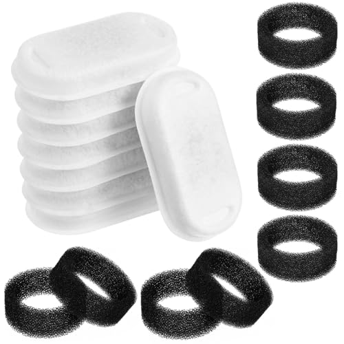 WEKADRIN Pet Water Fountain Filter mit Effizienter Filtration Kompatibel für Katzen Haustier trinkbrunnen Einfache Installation Hygienischer Wasserspender Ersatzfilter für Sauberes von WEKADRIN