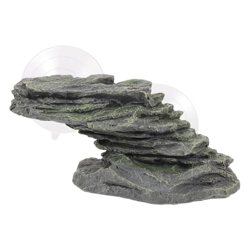 WEKADRIN Schildkröten Kletterplattform Aquarium Dekoration Basking Sonnenterrasse Terrarium Zubehör Freigehege Landschildkröten Wasserschildkröten Reptilien Spielplatz von WEKADRIN