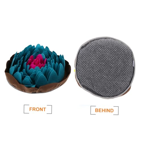 WEKADRIN Snuffle Mat für Hunde und Katzen Langlebige Filzmatte Geruchstraining und Langsames Füttern und Sicher Geeignet für Kleine bis Große Haustiere Fördert Beschäftigung und von WEKADRIN