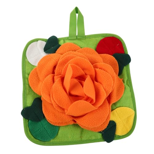 WEKADRIN Snuffle Mat für Kleintiere Interaktive Fütterungsmatte aus Langlebigem Material Fördert Natürliches Schnüffelverhalten und Langsames Fressen Tragbar für Kaninchen Hamster Vögel von WEKADRIN
