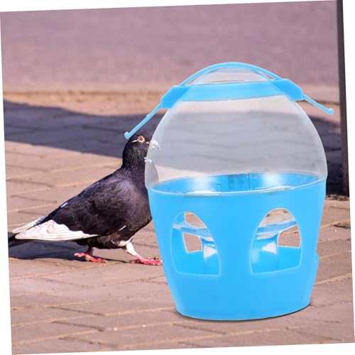 WEKADRIN Tauben Wasserspender aus Langlebigem PVC Großer Vogeltränke Abnehmbar Leicht zu Reinigen Stabil für Haus und Garten Geeignet Praktische Vogelwasserstation von WEKADRIN