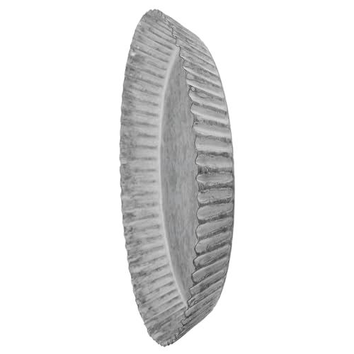 WEKADRIN Vintage Metall Pflanztopf Untersetzer Runder Blumentopf Abtropfschale Für Gartenpflanzen Retro Blumentopf Halter Mittlere Für Indoor Und Outdoor Nutzung von WEKADRIN