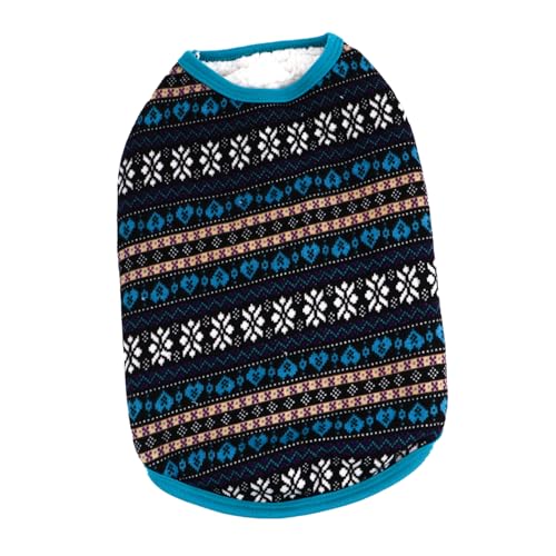 WEKADRIN Warmer Hundepullover mit Fleecefutter Weicher Hundemantel für Kleine bis Mittelgroße Hunde Kuschelige Herbst und Winterkleidung Bequem und Langlebig für Zufällige von WEKADRIN