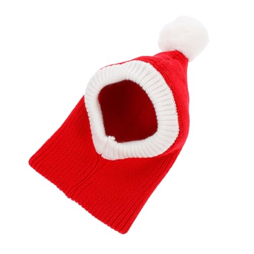 WEKADRIN Weihnachtliche Haustier Wollmütze Rot Weiche Warme Hundemütze für Große Hunde Komfortabel und Hautfreundlich für Party Fotoshooting Alltag und Festtage WEKADRIN Weihnachtliche Haustier Wollmütze Rot Weiche Warme Hundemütze für Große Hunde Komfortabel und Hautfreundlich für Party Fotoshooting Alltag und Festtage von WEKADRIN