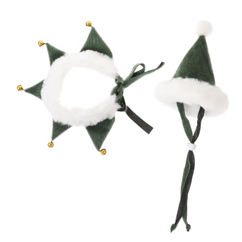 WEKADRIN Weihnachtliches Haustier Halsband mit Glocken Niedliche Grüne Weihnachtsmütze Festliche Dekoration für und Hunde für Weihnachtsfeiern Erinnerungen und Partys WEKADRIN Weihnachtliches Haustier Halsband mit Glocken Niedliche Grüne Weihnachtsmütze Festliche Dekoration für und Hunde für Weihnachtsfeiern Erinnerungen und Partys von WEKADRIN