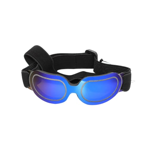 WEKADRIN Witzige Bunte Hundebrille mit Verstellbarem Nylonband Leichtes Strapazierfähiges PC Material Lustiges Kostüm Accessoire für Hunde und Katzen für Partys und Fotoshootings von WEKADRIN