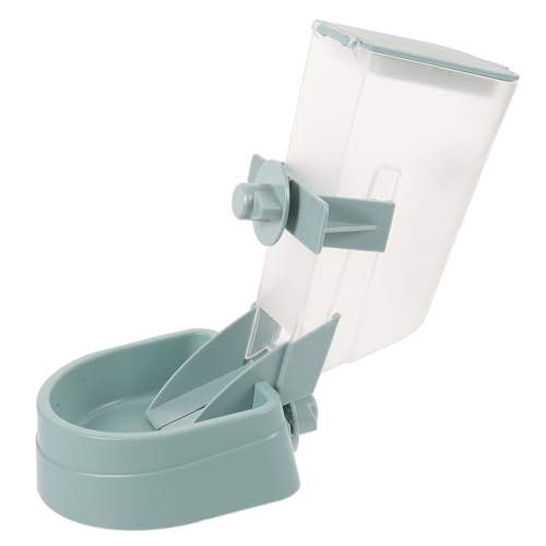 WEKADRIN hängender Futterautomat Schüssel Käfig-Automatikfutternapf automatischer Futterautomat für Welpen automatische Zuführung Aber Automatischer Hundespender Pet Feeder Automatic PVC von WEKADRIN