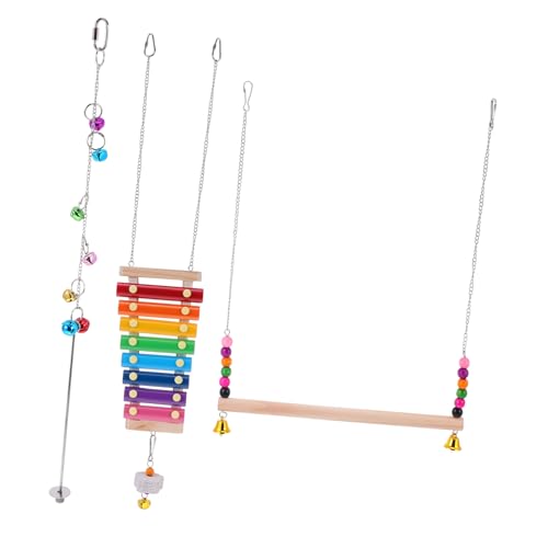 WEKAMOS 1satz Hühnerschaukel Spielzeugset Teiliges Aus Holz Und Edelstahl Für Hühner Und Vögel Mit Schwenkbarem Ständer Essbarem Spielzeug Und Kletterhilfe Für Haustiere WEKAMOS 1satz Hühnerschaukel Spielzeugset Teiliges Aus Holz Und Edelstahl Für Hühner Und Vögel Mit Schwenkbarem Ständer Essbarem Spielzeug Und Kletterhilfe Für Haustiere von WEKAMOS