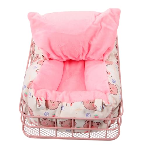 WEKAMOS 1 Satz Eisen Hamster Nest Plattform Teiliges mit Baumwollbett für Kleintiere für Hamster Vögel und Frettchen und Vielseitig Einsetzbar WEKAMOS 1 Satz Eisen Hamster Nest Plattform Teiliges mit Baumwollbett für Kleintiere für Hamster Vögel und Frettchen und Vielseitig Einsetzbar von WEKAMOS