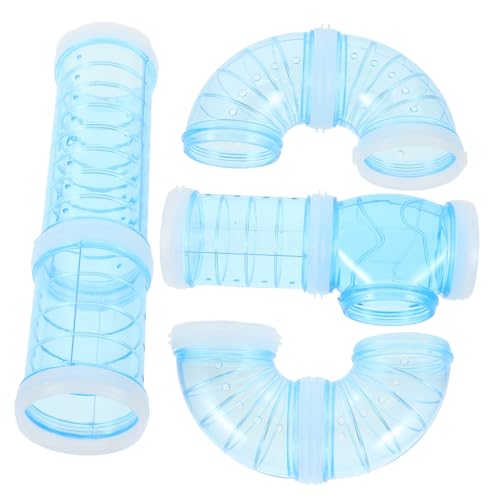 WEKAMOS 1 Satz Hamster Tunnel Set Teiliges DIY Röhrensystem für Hamsterkäfige Erweiterbares Labyrinthspielzeug für Kleine Haustiere Wie Zwerghamster Meerschweinchen und Eichhörnchen von WEKAMOS