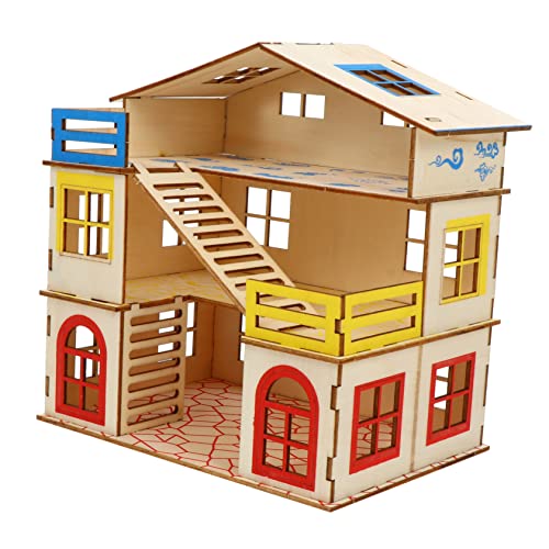 WEKAMOS 1 Satz Hamsterhaus Leiter Zweistöckige Spielplattform für Kleine Haustiere für Zwerghamster und Andere Nager Fördert Bewegung und Spaß von WEKAMOS