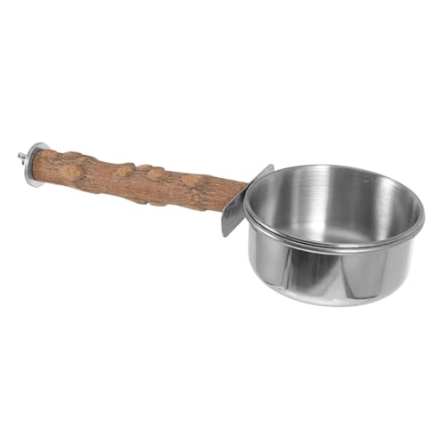 WEKAMOS 1 Stück Vogelfutterbecher Schalen Für Vogelfütterung Nahrungssuche Futterspender Essen Futternapf Für Vögel Holzständer Für Papageien Mit Schale Brown Hölzern WEKAMOS 1 Stück Vogelfutterbecher Schalen Für Vogelfütterung Nahrungssuche Futterspender Essen Futternapf Für Vögel Holzständer Für Papageien Mit Schale Brown Hölzern von WEKAMOS