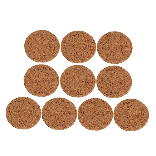WEKAMOS 10 Stück Teiliges Kokosfaser Nistunterlagen Atmungsaktiv und Langlebig für Tauben Vogelbrut Umweltfreundliche Bequeme Nestpads für Haustiere und Zucht von WEKAMOS