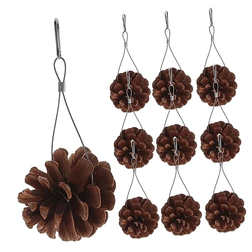 WEKAMOS 10 Stück Teiliges Vogelspielzeug aus Natürlichen Kieferzapfen für Sittiche und Papageien Kauspielzeug für Kleintiere Hängend Langlebig und Sicher für Stundenlangen Spaß WEKAMOS 10 Stück Teiliges Vogelspielzeug aus Natürlichen Kieferzapfen für Sittiche und Papageien Kauspielzeug für Kleintiere Hängend Langlebig und Sicher für Stundenlangen Spaß von WEKAMOS