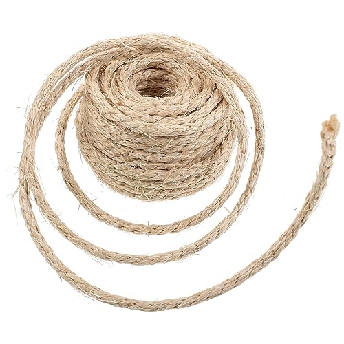 WEKAMOS 1Rolle Natürliche Sisal Hanfseilrolle Stabiles Kratzseil für Katzenkratzbäume DIY Reparatur Ersatz für Kratzbrett Langlebig Verschleißfest für Bastelprojekte WEKAMOS 1Rolle Natürliche Sisal Hanfseilrolle Stabiles Kratzseil für Katzenkratzbäume DIY Reparatur Ersatz für Kratzbrett Langlebig Verschleißfest für Bastelprojekte von WEKAMOS
