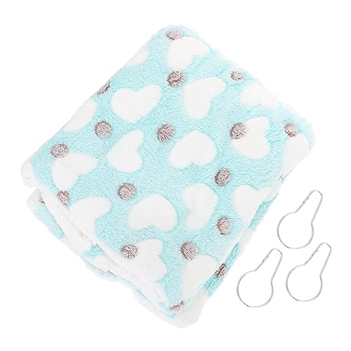 WEKAMOS 1Stück Hängendes Hamster Nest aus Plüsch Warmes Schlaf und Spielbett für Kleine Haustiere für Winter Kuscheltunnel für Hamster Meerschweinchen und Andere Kleintiere von WEKAMOS