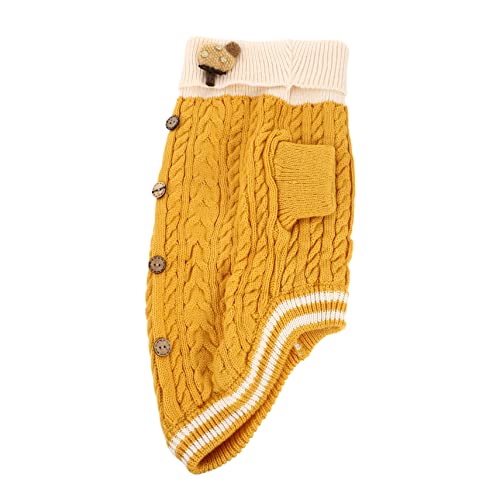 WEKAMOS 1Stück Haustier Pullover für Warm Hohem für Winter Sorgt für Kleine Gelbe WEKAMOS 1Stück Haustier Pullover für Warm Hohem für Winter Sorgt für Kleine Gelbe von WEKAMOS