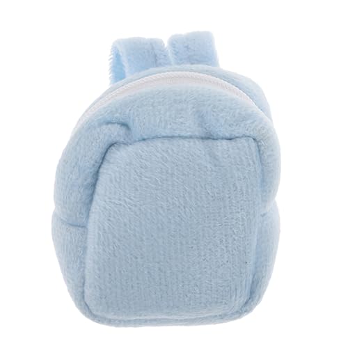 WEKAMOS 1Stück Kleiner Hamster Rucksack Aus Wiederverwendbar Und Waschbar Für Haustierzubehör Und Tägliche Dekoration Für Kleine Korallenblau von WEKAMOS