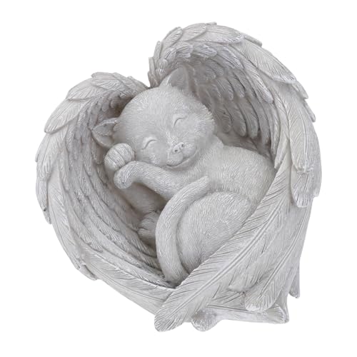 WEKAMOS 1Stück Resin Statue für Garten Gedenkstein für Haustierkatzen Harz Memorial Ornament Liebevolle Erinnerung für Gedenkgarten und Außenbereich WEKAMOS 1Stück Resin Statue für Garten Gedenkstein für Haustierkatzen Harz Memorial Ornament Liebevolle Erinnerung für Gedenkgarten und Außenbereich von WEKAMOS