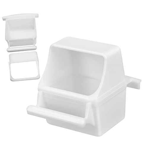 WEKAMOS 2 Stck Wasserspritzschutz Vogelfutterspender aus Transparente Futterbox für Papageien und Sittiche für Vogelkäfige WEKAMOS 2 Stck Wasserspritzschutz Vogelfutterspender aus Transparente Futterbox für Papageien und Sittiche für Vogelkäfige von WEKAMOS