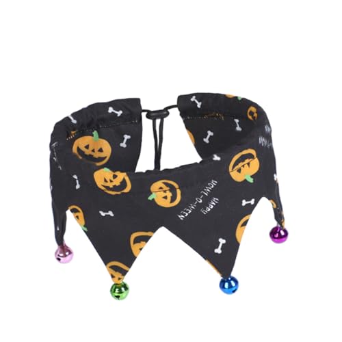 WEKAMOS 2 Stück Halloween Haustier mit Glocken Verstellbares und Hundehalsband aus Leichtem Polyester Atmungsaktiv und Hautfreundlich für Halsumfang für Welpen und WEKAMOS 2 Stück Halloween Haustier mit Glocken Verstellbares und Hundehalsband aus Leichtem Polyester Atmungsaktiv und Hautfreundlich für Halsumfang für Welpen und von WEKAMOS