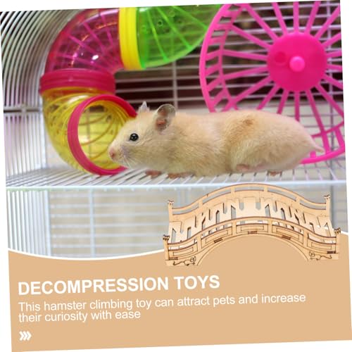 WEKAMOS 2 Stück Hamster Kletterleiter aus Natürlichem Holz Kleine Haustier Brücke Fördert Bewegung und Geistige Gesundheit für Zwerghamster Meerschweinchen und Andere Kleintiere WEKAMOS 2 Stück Hamster Kletterleiter aus Natürlichem Holz Kleine Haustier Brücke Fördert Bewegung und Geistige Gesundheit für Zwerghamster Meerschweinchen und Andere Kleintiere von WEKAMOS
