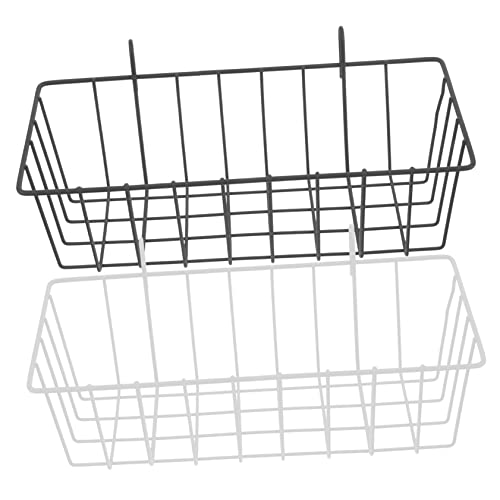 WEKAMOS 2 Stück Kaninchenfutterspender Metallregal für Käfige Hängend für Hasen und Kleintiere Schwarz und Silber Praktisch und Sauber WEKAMOS 2 Stück Kaninchenfutterspender Metallregal für Käfige Hängend für Hasen und Kleintiere Schwarz und Silber Praktisch und Sauber von WEKAMOS