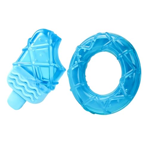 WEKAMOS 2 Stück Kühlspielzeug für Hunde bündeln Hundepuzzle Kauer Wurf für Zahnpflege bei Hunden Gefrierbares Hundespielzeug Gefrierbares Beißspielzeug für Haustiere Sky-Blue WEKAMOS 2 Stück Kühlspielzeug für Hunde bündeln Hundepuzzle Kauer Wurf für Zahnpflege bei Hunden Gefrierbares Hundespielzeug Gefrierbares Beißspielzeug für Haustiere Sky-Blue von WEKAMOS