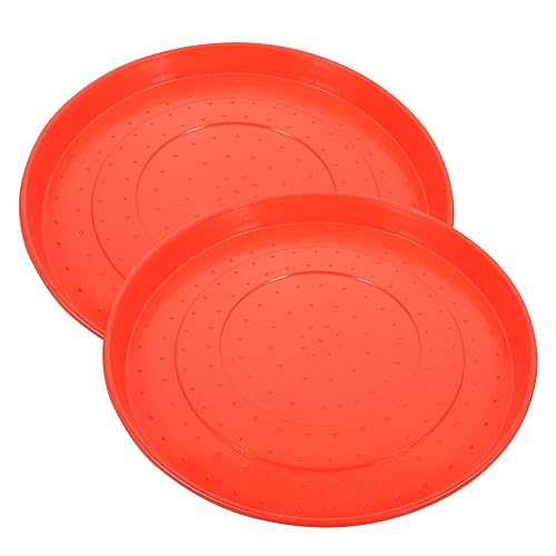 WEKAMOS 2 Stück Poultry Feeder Tray Küken Futterteller Futter und Wassertränken für Geflügel Praktisch und Langlebig für Hühner und Gänse WEKAMOS 2 Stück Poultry Feeder Tray Küken Futterteller Futter und Wassertränken für Geflügel Praktisch und Langlebig für Hühner und Gänse von WEKAMOS