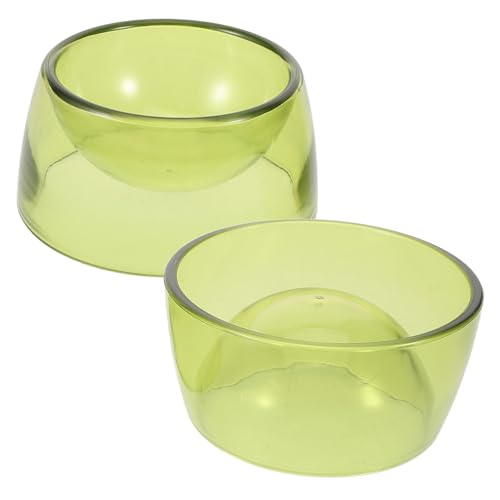 WEKAMOS 2 Stück Rattenschüssel Hamsterfutter Guinea Hamsterschale Wasserschale Futterspender Für Ratten Futterautomat Für Hamster Futternapf Eichhörnchen-picknicktisch Rattenfutter P.s von WEKAMOS