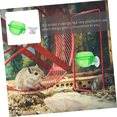 WEKAMOS 2 Stück Reptilien Wasserspender und Futternapf Teilig Feeder mit Saugnapf für Geckos Schildkröten Eidechsen und Schlangen Praktische Trinkschale und Futterstation von WEKAMOS