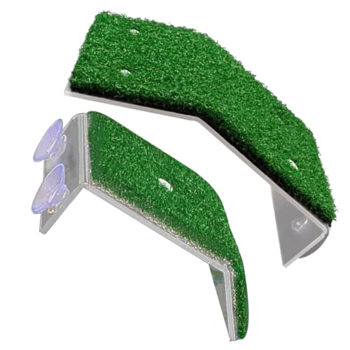 WEKAMOS 2 Stück Simulation Gras Schildkröten Sonnendeck Teiliges PP Kunststoff Plattform für Aquarien und Terrarien Kletter und Ruhebereich für Schildkröten und Reptilien WEKAMOS 2 Stück Simulation Gras Schildkröten Sonnendeck Teiliges PP Kunststoff Plattform für Aquarien und Terrarien Kletter und Ruhebereich für Schildkröten und Reptilien von WEKAMOS