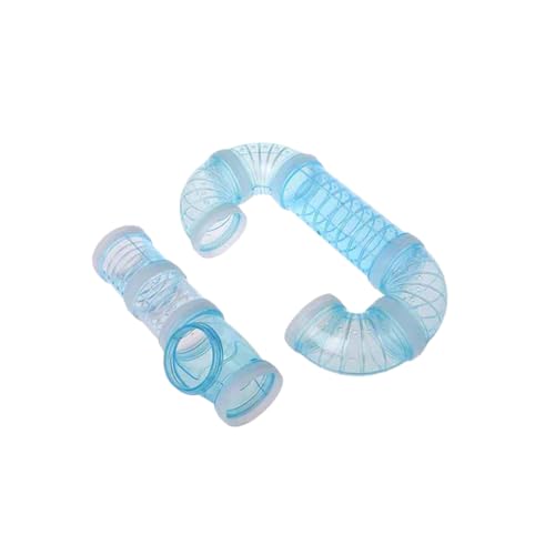 WEKAMOS 2 Stück Teiliges Hamster tunnelsystem aus Blauem Kunststoff Externer Käfig zubehör für Syrische Hamster und Kleintiere Erweiterbarer Bewegungsspielplatz für Gesunde Aktivität und WEKAMOS 2 Stück Teiliges Hamster tunnelsystem aus Blauem Kunststoff Externer Käfig zubehör für Syrische Hamster und Kleintiere Erweiterbarer Bewegungsspielplatz für Gesunde Aktivität und von WEKAMOS