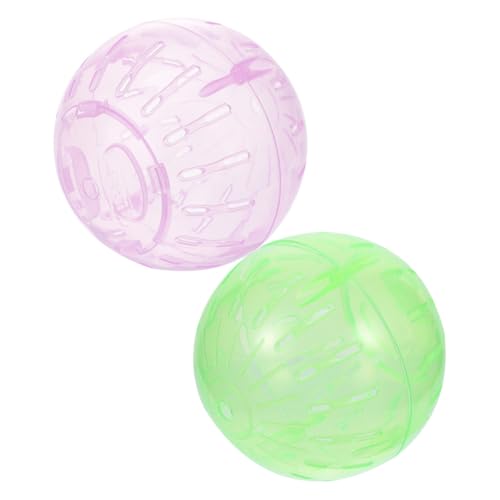 WEKAMOS 2 Stück Transparente Hamsterlaufkugeln Große Spielzeuge für Zwerghamster und Andere Kleintiere für Bewegung und Stressabbau Sicher und Leicht der Handhabung WEKAMOS 2 Stück Transparente Hamsterlaufkugeln Große Spielzeuge für Zwerghamster und Andere Kleintiere für Bewegung und Stressabbau Sicher und Leicht der Handhabung von WEKAMOS