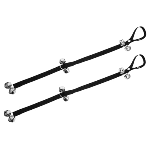 WEKAMOS 2 Stück Türklingel für Hunde Hundeglocke haustierbedarf Hundetürklingel für das Töpfchentraining Töpfchen-Trainingsglocke für Hunde Töpfchen-Trainingsglocken für Welpen Nylon Black WEKAMOS 2 Stück Türklingel für Hunde Hundeglocke haustierbedarf Hundetürklingel für das Töpfchentraining Töpfchen-Trainingsglocke für Hunde Töpfchen-Trainingsglocken für Welpen Nylon Black von WEKAMOS