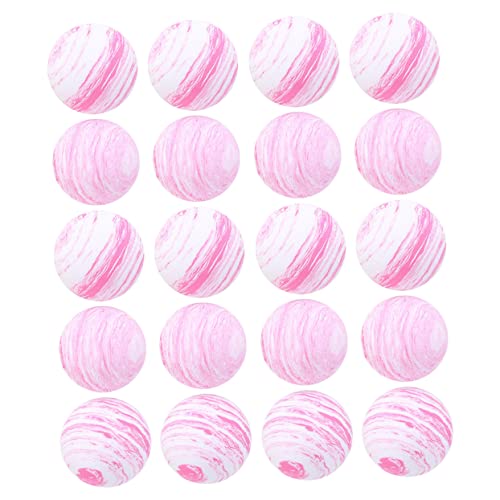 WEKAMOS 20 Stück Eva Bouncy Ball für Haustiere Teiliges Kreatives und Lustiges für Katzen und Welpen für Drinnen und Draußen Langeweile und Schädliches Verhalten von WEKAMOS