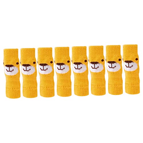 WEKAMOS 2Sätze rutschfeste Hundesocken für Kleine Gelenkschutz Beinstulpen für Welpen Teiliges Gelb für Pfotenpflege und Winterliche Aktivitäten Angenehm und Sicher WEKAMOS 2Sätze rutschfeste Hundesocken für Kleine Gelenkschutz Beinstulpen für Welpen Teiliges Gelb für Pfotenpflege und Winterliche Aktivitäten Angenehm und Sicher von WEKAMOS