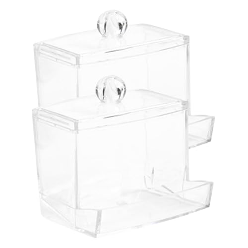WEKAMOS 2Stücke Automatischer Hühnerfutterspender Futtersuche für Kleine Transparentes Design für Papageien Tauben Reinigen und Platzsparend WEKAMOS 2Stücke Automatischer Hühnerfutterspender Futtersuche für Kleine Transparentes Design für Papageien Tauben Reinigen und Platzsparend von WEKAMOS