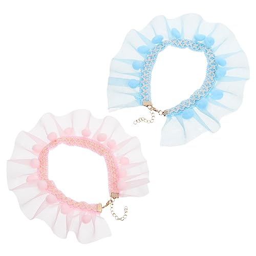 WEKAMOS 2Stücke Katzenhalsband Mit Verstellbares Haustierhalsband Für Katzen Kreative Für Kleine Katzen Und Kätzchen von WEKAMOS