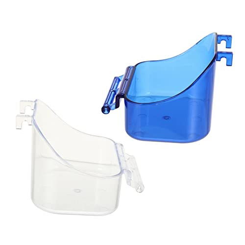 WEKAMOS 2Stücke Transparente Vogelduschbecken Für Kleinvögel Badewanne Für Papageien Und Wellensittiche Hängende Badekästen Mit Zubehör Haustier Vogelbedarf Und Transparent WEKAMOS 2Stücke Transparente Vogelduschbecken Für Kleinvögel Badewanne Für Papageien Und Wellensittiche Hängende Badekästen Mit Zubehör Haustier Vogelbedarf Und Transparent von WEKAMOS