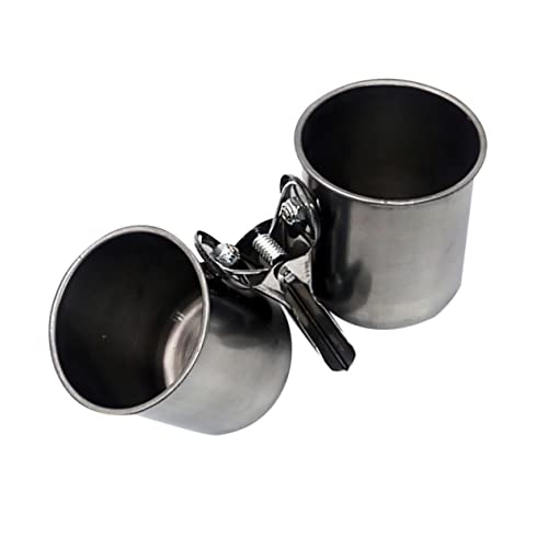 WEKAMOS 2Stücke Vogeltrink und Futterbecher Praktische Wasserschalen für Papageien und Kleine zu Installieren mit Clip Design für Vogelkäfige WEKAMOS 2Stücke Vogeltrink und Futterbecher Praktische Wasserschalen für Papageien und Kleine zu Installieren mit Clip Design für Vogelkäfige von WEKAMOS