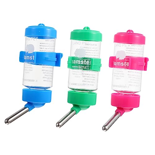 WEKAMOS 3 Stück Teiliges Hängendes Hamster Wasserflaschen Bequeme Trinkflasche für Kleine Haustiere Wie Hamster Kaninchen Meerschweinchen Praktischer Automatischer Wasserspender WEKAMOS 3 Stück Teiliges Hängendes Hamster Wasserflaschen Bequeme Trinkflasche für Kleine Haustiere Wie Hamster Kaninchen Meerschweinchen Praktischer Automatischer Wasserspender von WEKAMOS