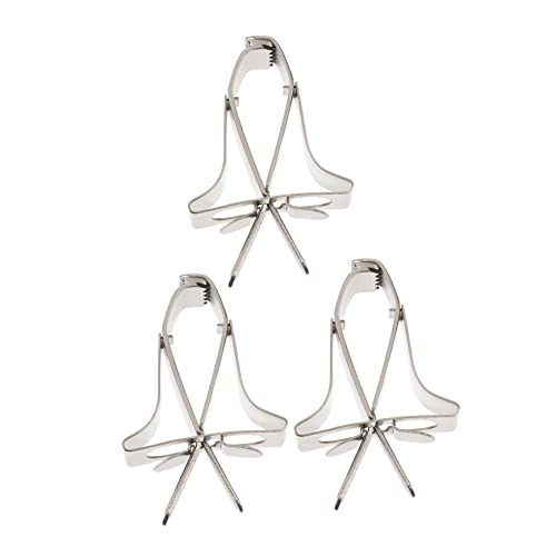WEKAMOS 3Stücke Käfig Lebensmittelhalter für Papageien und Gemüseclips zur Sicheren Fütterung für Kleine und Nager Langlebiges Kupfermaterial Schützt von WEKAMOS