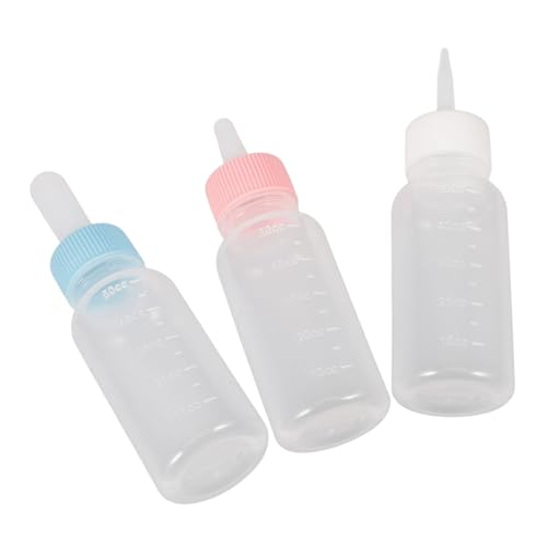 WEKAMOS 3Stücke Teiliges Haustier Nuckelflaschen für Kätzchen und Welpen Milchflasche für Fütterung von Kleinen Tieren Sicher und Langlebig mit Präziser WEKAMOS 3Stücke Teiliges Haustier Nuckelflaschen für Kätzchen und Welpen Milchflasche für Fütterung von Kleinen Tieren Sicher und Langlebig mit Präziser von WEKAMOS